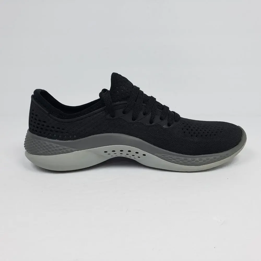 Crocs LiteRide 360 Pacer Womens Size 6 Black Gray Sneaker Shoes 206705